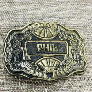 Oden Inc. Personalized Belt Buckle, Phil